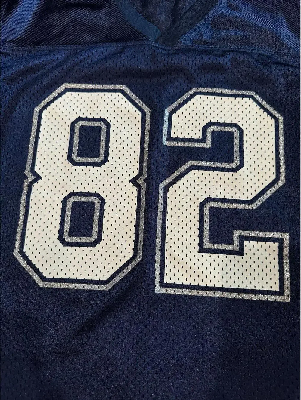 NWOT Dallas Cowboys Girls Glitter Witten Mesh Jersey Sz L